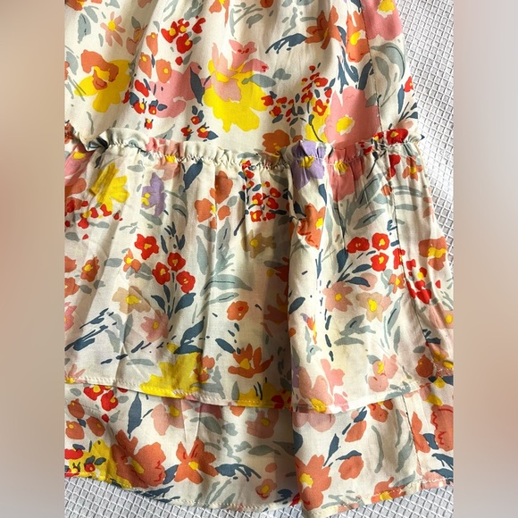 BB Dakota Steve Madden Floral Multi-Color Tiered Skirt Women’s Size Small - Picture 2 of 12